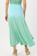 Azure Wrap Skirt