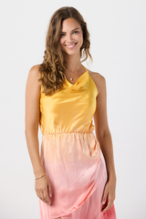 Stardust Silk Midi Dress