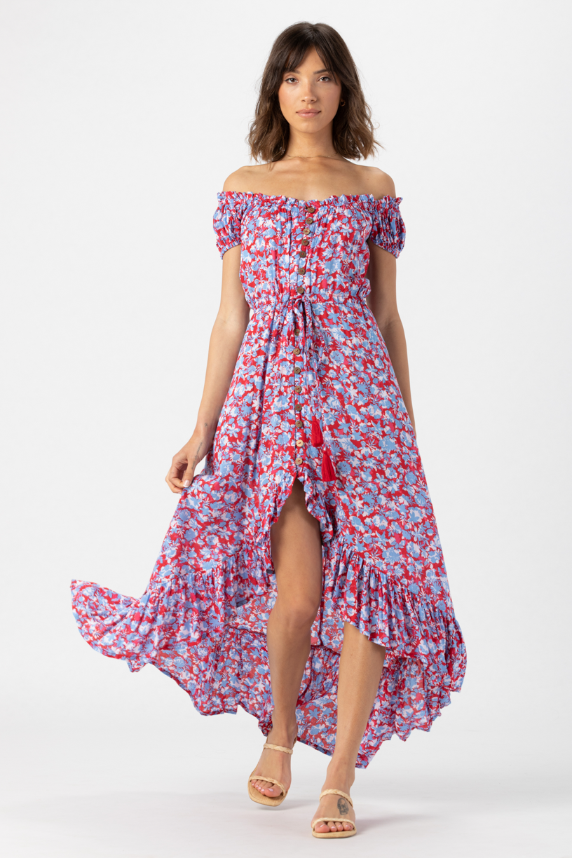 Tiare hawaii riviera maxi dress navy Clearance