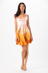 Aura Silk Mini Dress