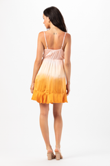 Aura Silk Mini Dress