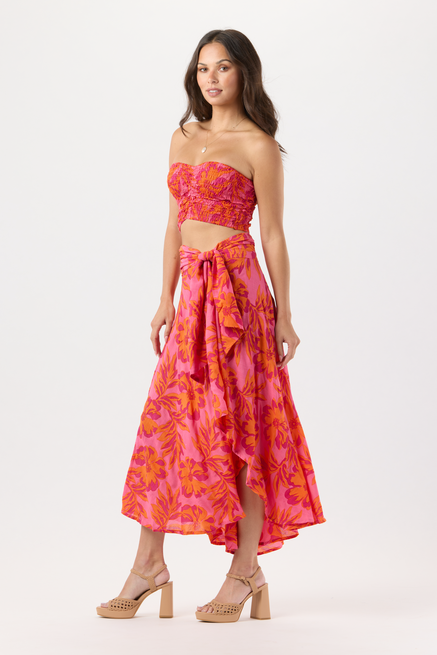 Azure Wrap Skirt