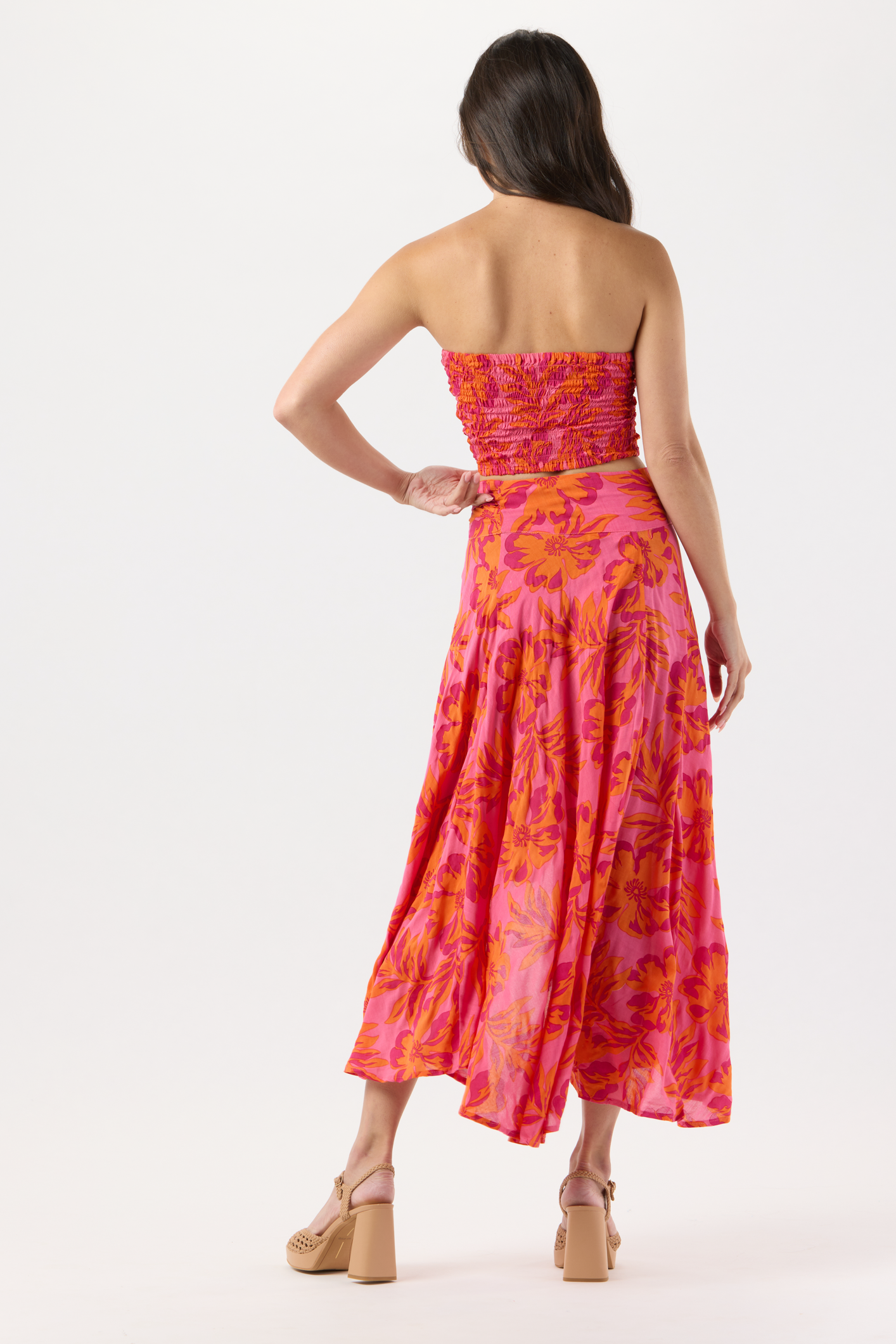 Azure Wrap Skirt