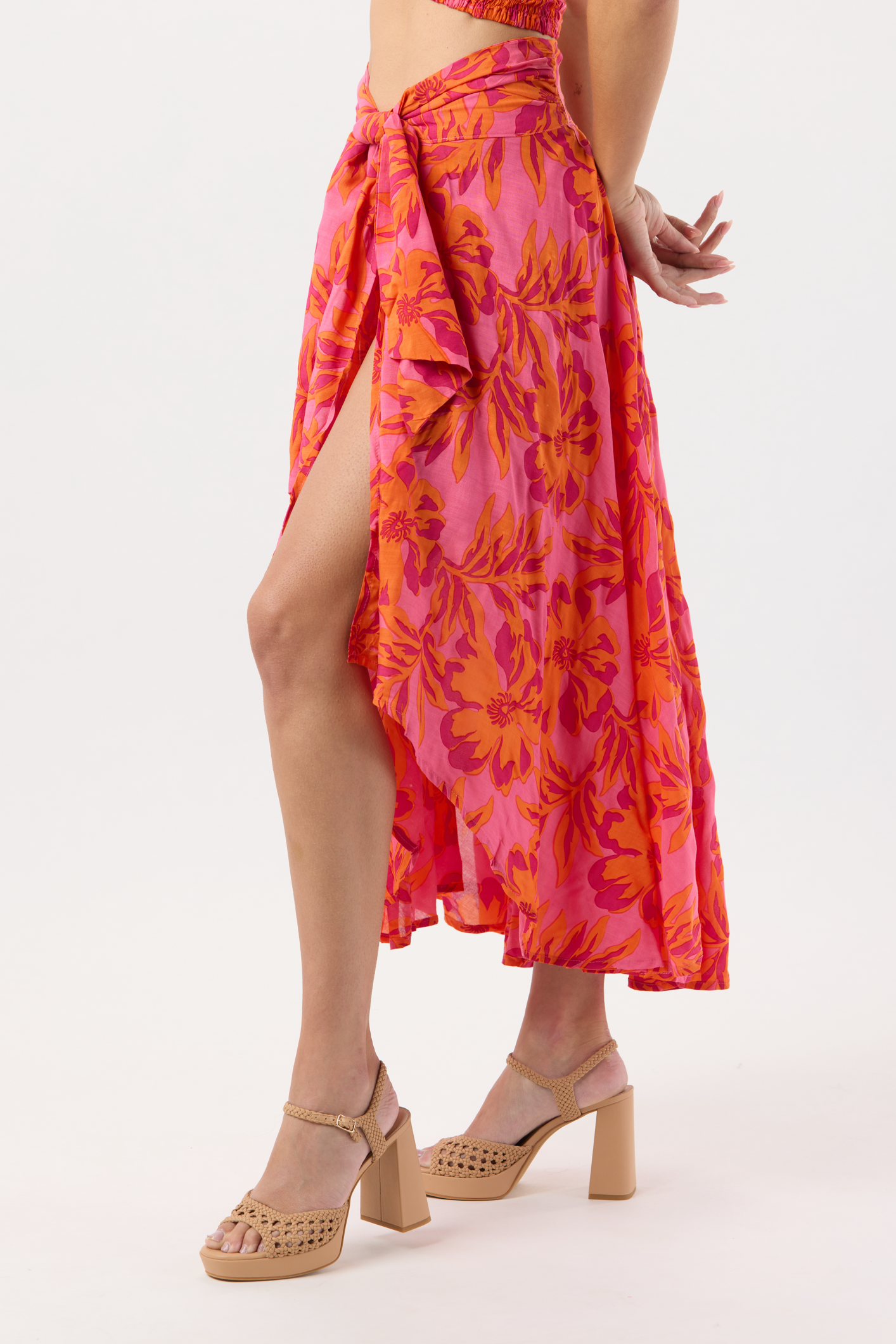 Azure Wrap Skirt