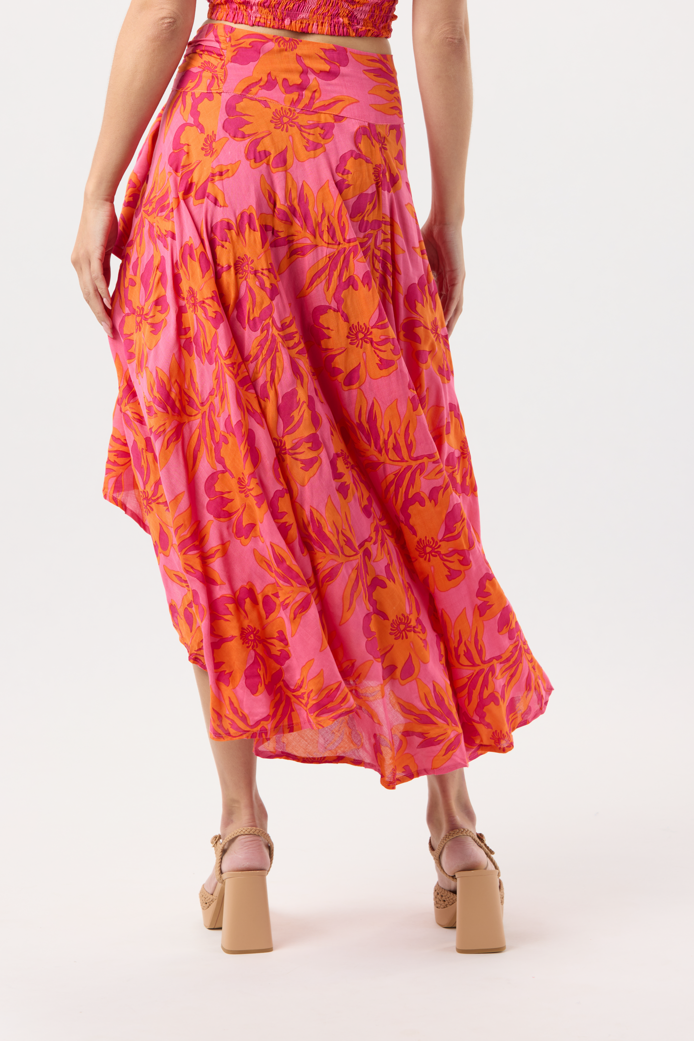 Azure Wrap Skirt