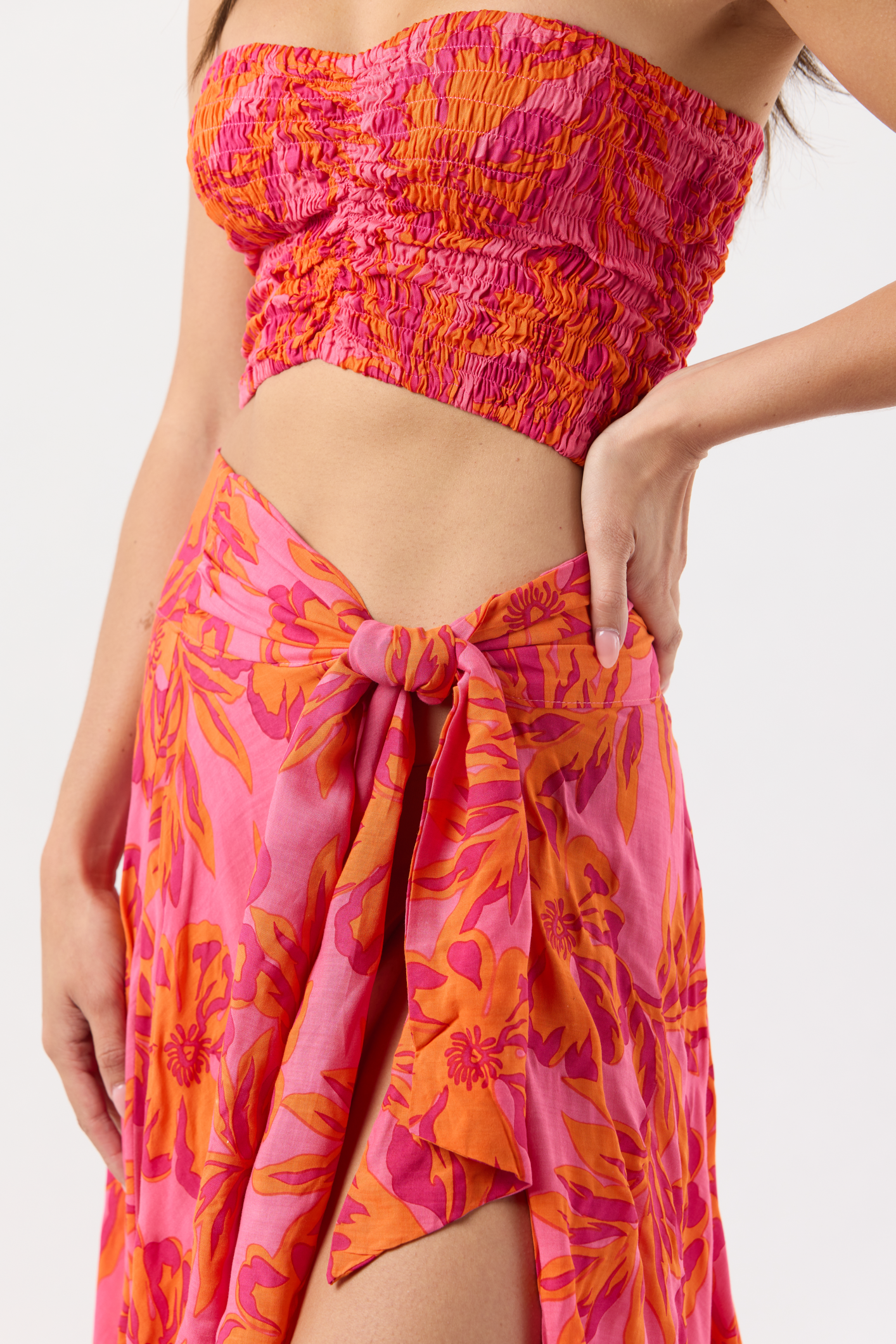 Azure Wrap Skirt