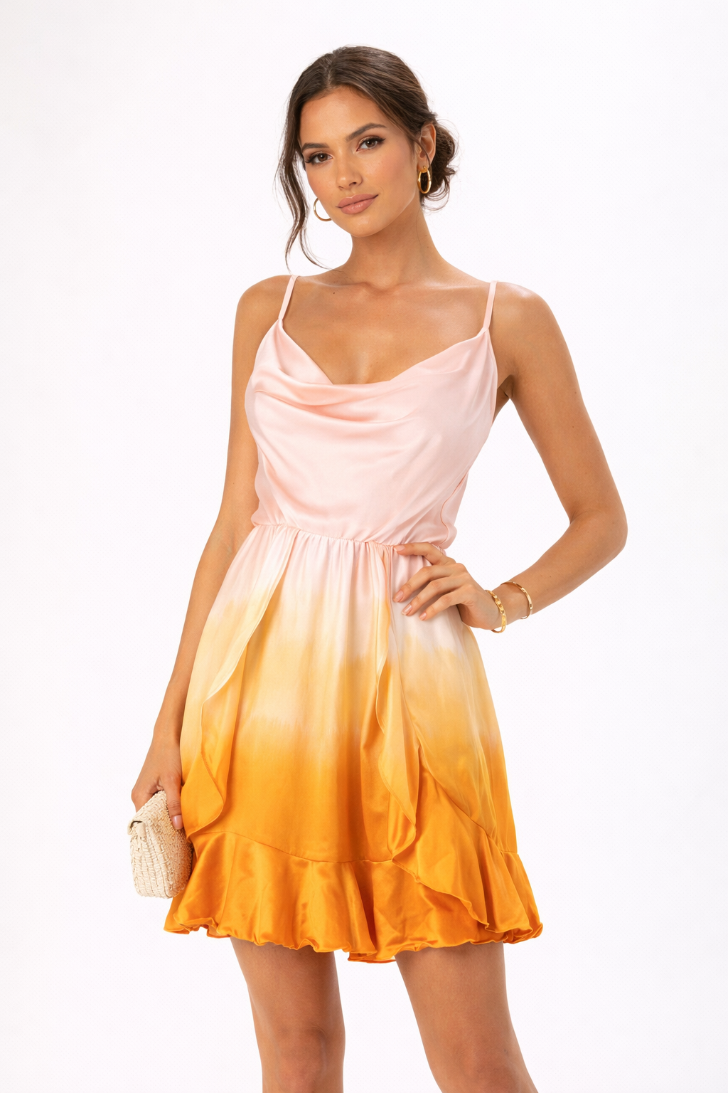 Aurora Silk Mini Dress