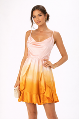 Aurora Silk Mini Dress