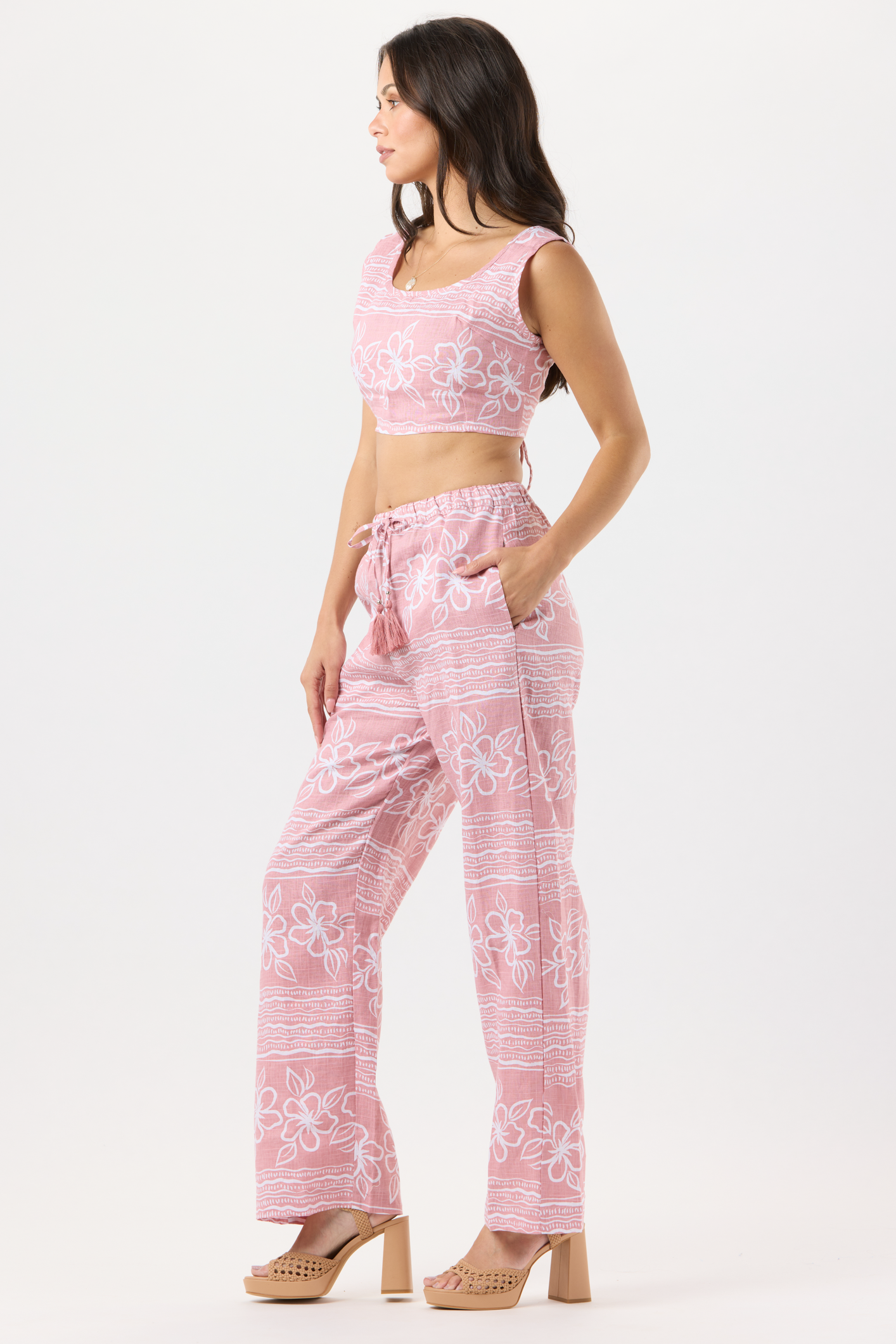 Crete Linen Top