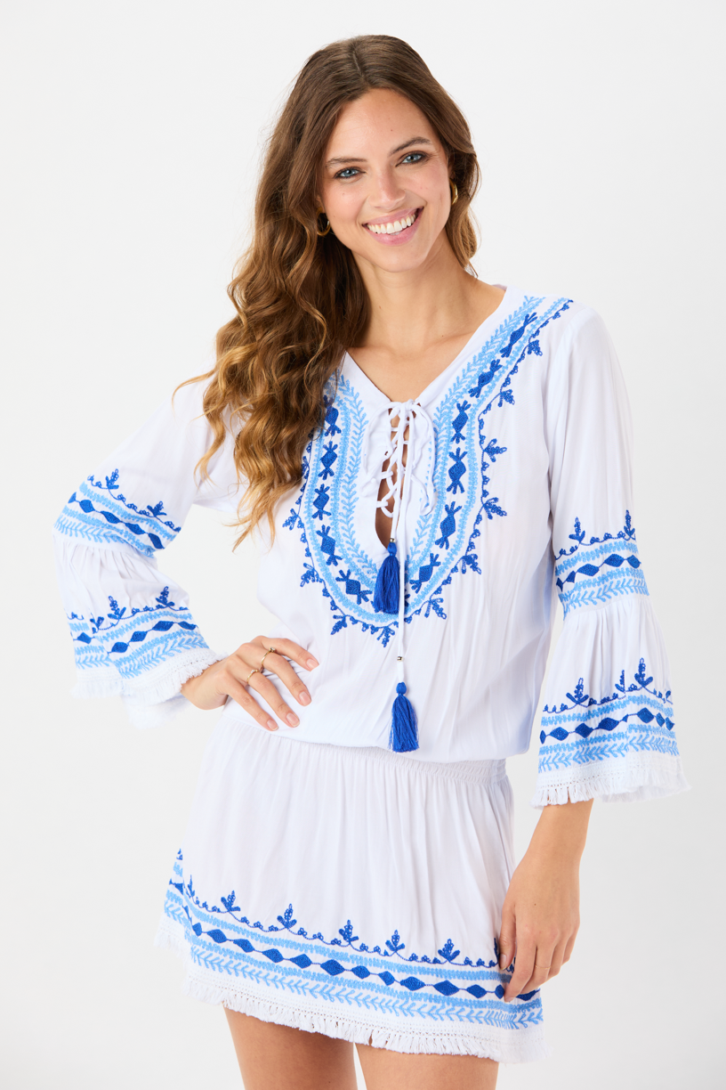 Greek Islands Mini Dress