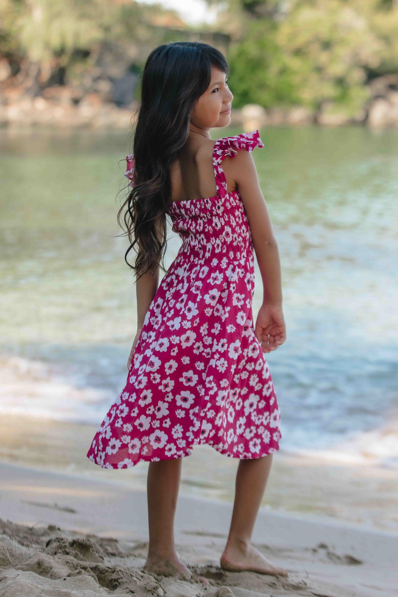 Kids Hollie Dress | Hawaiian Apparel & Beachwear | Bali Isle Berry | Size 10-12 | Tiare Hawaii Kids Hollie Dress | Hawaiian Apparel & Beachwear | Bali Isle Berry | Size 10-12 | Tiare Hawaii
