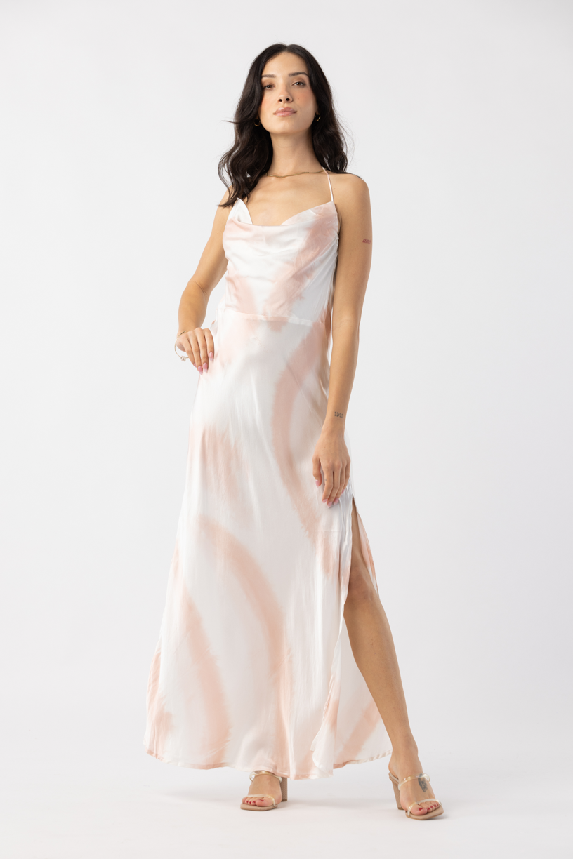 Luna Silk Maxi Dress