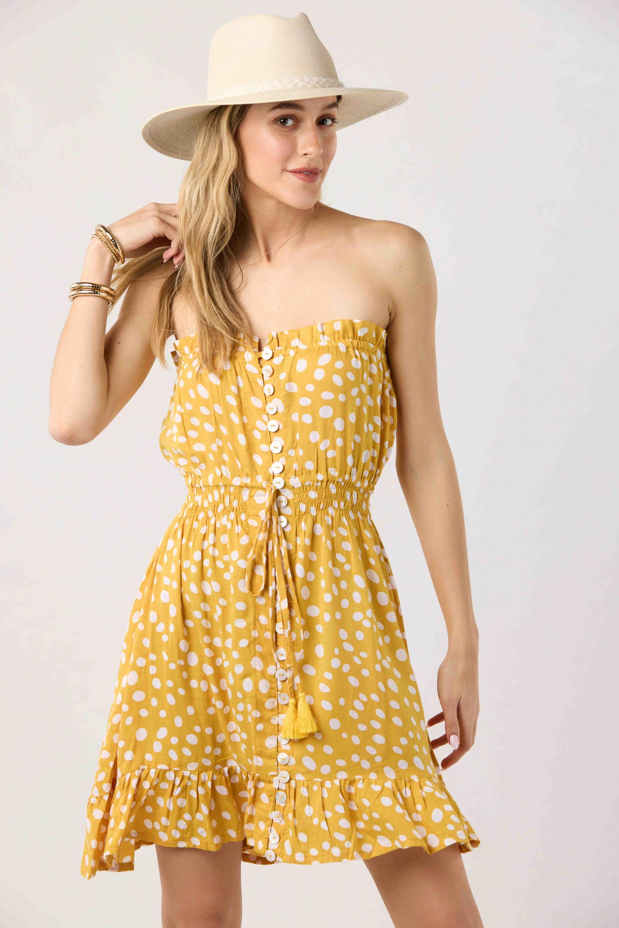 knee length dresses for ladies Rip Curl Sunset Luau Short Sleeve Mini Dress