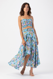 Azure Wrap Skirt
