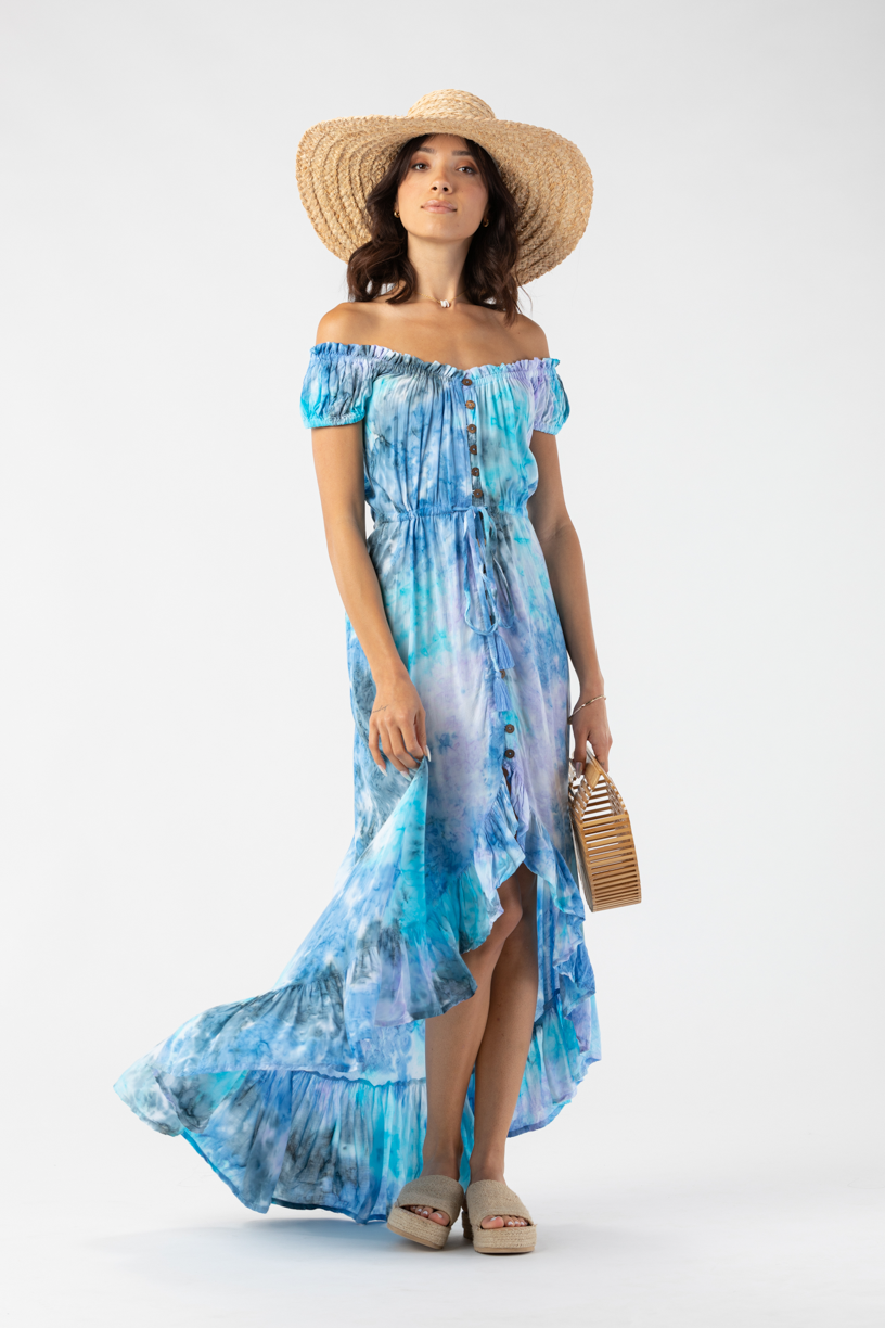 Tiare hawaii riviera maxi best sale dress navy