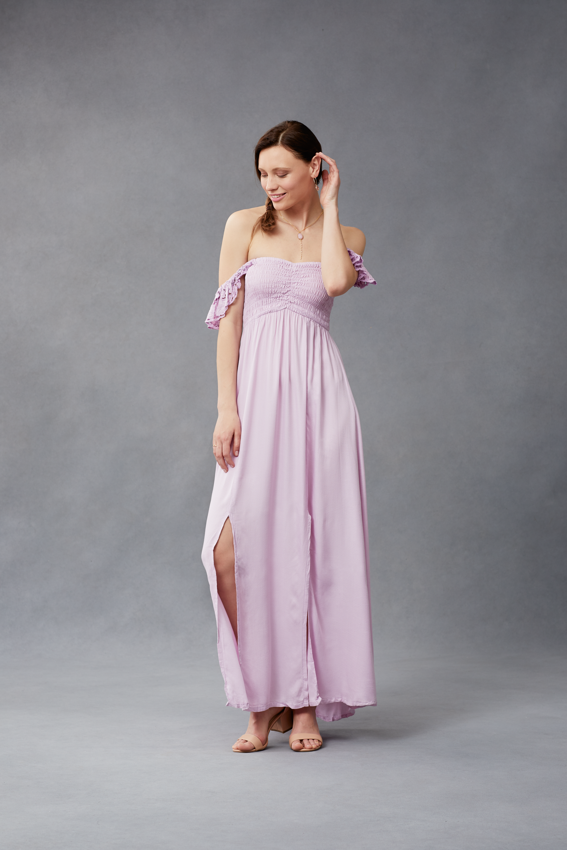Hollie Maxi Dress Embroidered