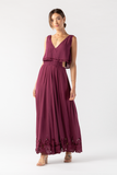 Desert Island Maxi Dress Embroidered